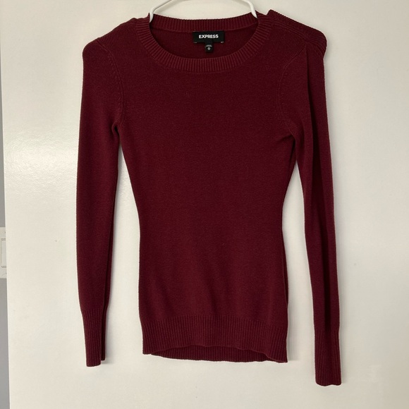 EUC Lot of 4 Express Crewneck Sweaters sz XS - Picture 3 of 11